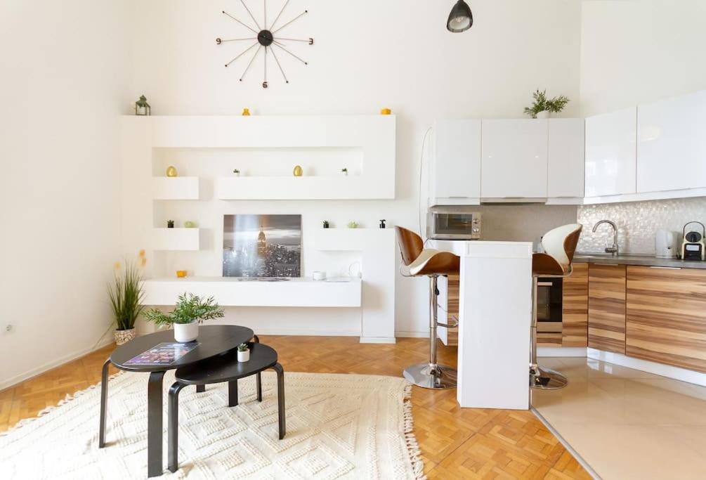 Bright Design Riverside Studio By Nw Budapeşte Dış mekan fotoğraf